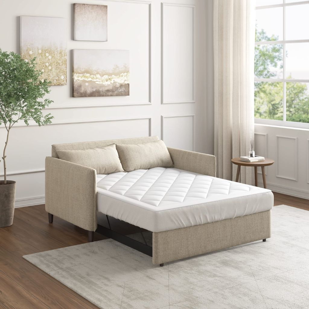 Mẫu giường thông minh kết hợp sofa khung sắt 